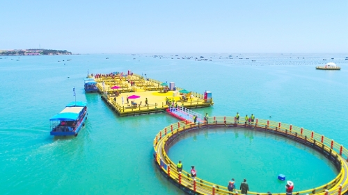 海洋牧场成为夏季旅游"新宠"